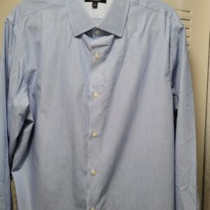 Banana Republic Blue Dress Shirt Classic Cotton